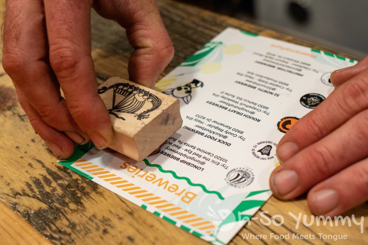 Beeramar Hunt (#BeeramarHunt) stamp card in San Diego California Beeramar Hunt (#BeeramarHunt) stamp card in San Diego California