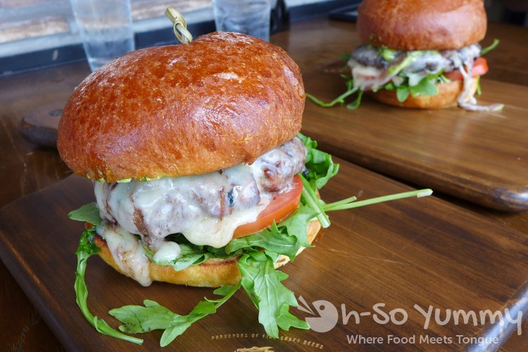 CT burger at Common Theory Pubhouse during San Diego Burger Week CT burger at Common Theory Pubhouse during San Diego Burger Week