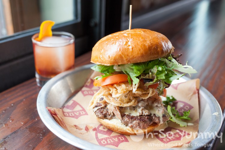 Burger from Quad Alehouse for San Diego Burger Week Burger from Quad Alehouse for San Diego Burger Week