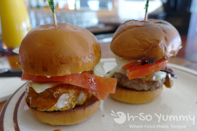 spicy and BSM sliders at Rosie O Grady's during San Diego Burger Week spicy and BSM sliders at Rosie O Grady's during San Diego Burger Week