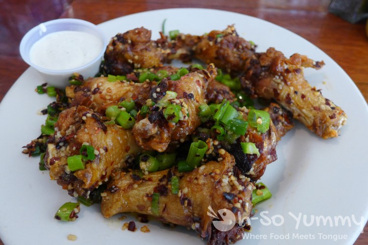 salt and pepper wings at Rosie 'O Grady's during Diego Burger Week salt and pepper wings at Rosie 'O Grady's during Diego Burger Week