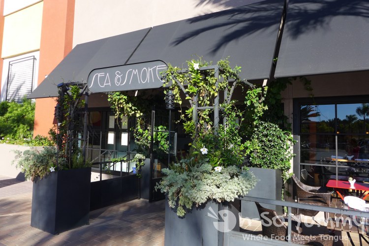 Sea and Smoke restaurant - entrance Sea and Smoke restaurant - entrance