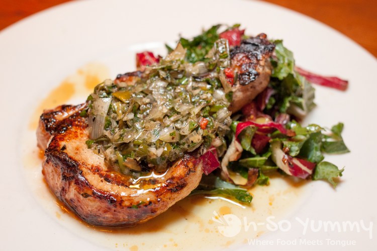 duroc pork chop at searsucker duroc pork chop at searsucker