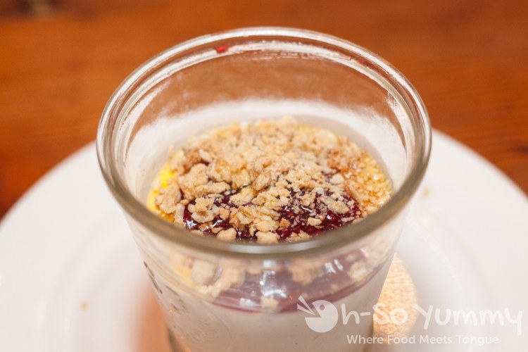 panna cotta at Searsucker panna cotta at Searsucker