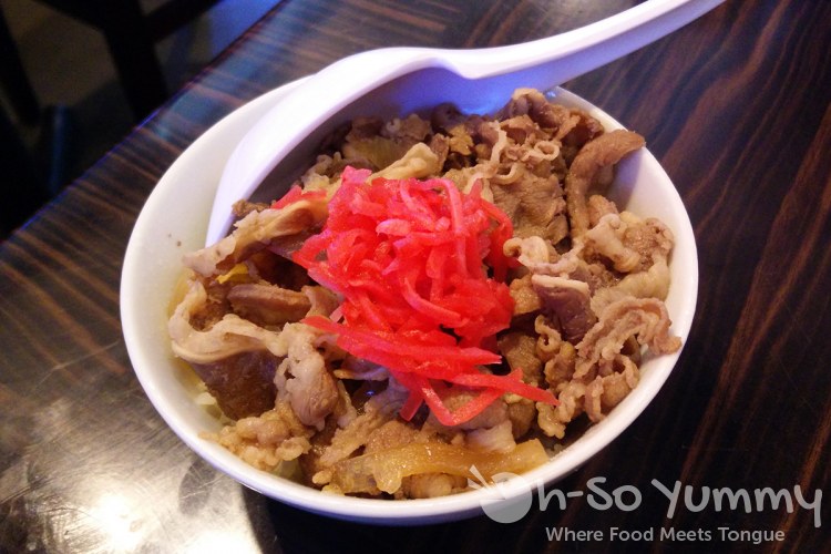 Small Beef Bowl at Shin-Sen-Gumi in Fountain Valley CA Small Beef Bowl at Shin-Sen-Gumi in Fountain Valley CA