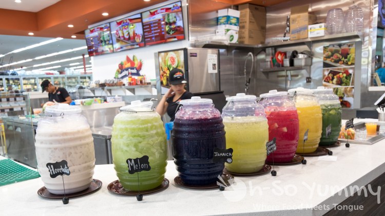 Agua Fresca at the Juice Bar inside Atlas Market in Poway Agua Fresca at the Juice Bar inside Atlas Market in Poway