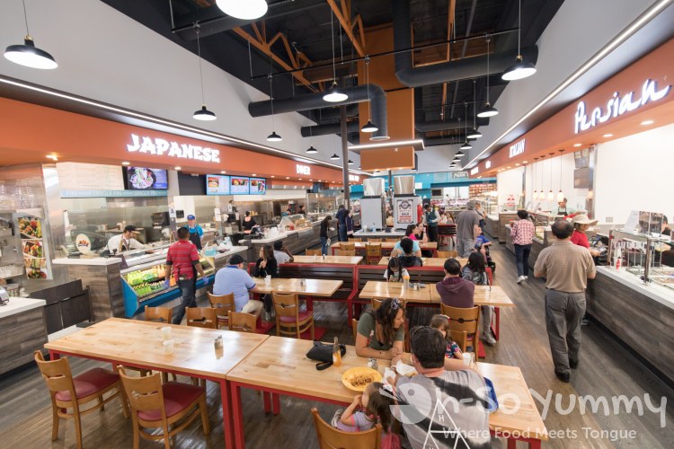 Food Court inside Atlas Market in Poway Food Court inside Atlas Market in Poway