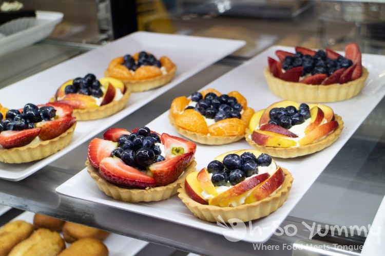 Fruit tarts from bakery inside Atlas Market in Poway Fruit tarts from bakery inside Atlas Market in Poway