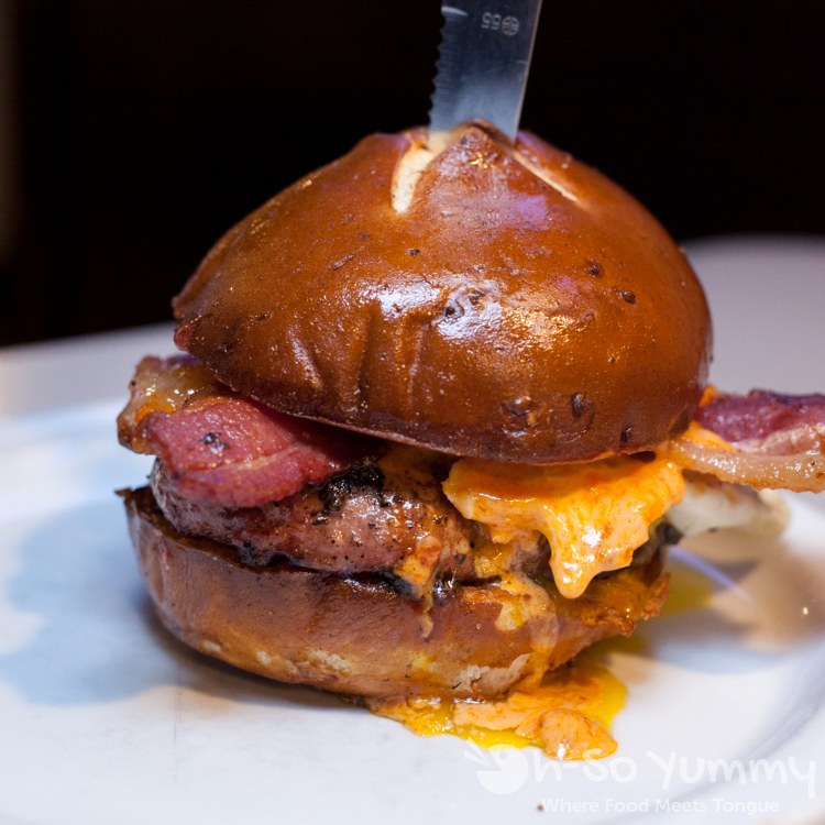 B' B' B' Bacon Burger at Slater's 50/50 B' B' B' Bacon Burger at Slater's 50/50