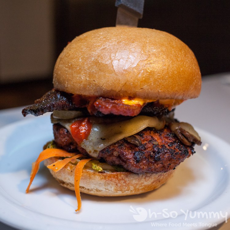 Sriracha Burger at Slater's 50/50 Sriracha Burger at Slater's 50/50