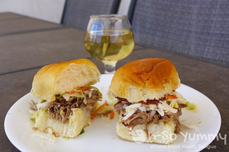 Smoked Pulled Pork Sliders with cole slaw Smoked Pulled Pork Sliders with cole slaw