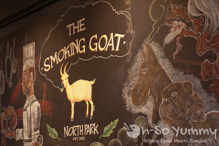 Goat Wall Art at The Smoking Goat in San Diego Goat Wall Art at The Smoking Goat in San Diego
