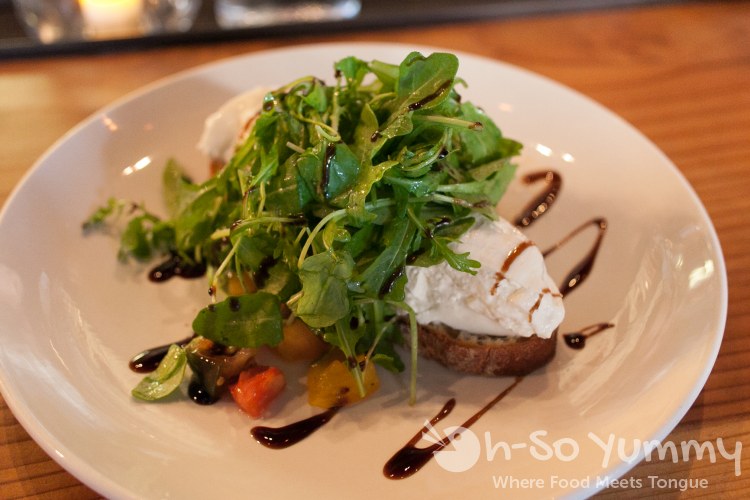 Organic Heirloom Tomato and Burrata Salad at The Smoking Goat in San Diego Organic Heirloom Tomato and Burrata Salad at The Smoking Goat in San Diego