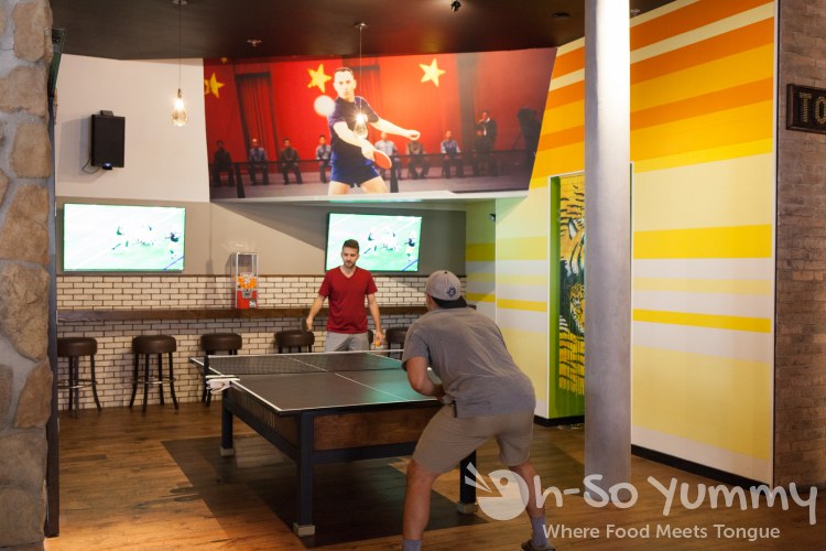 ping pong at The Smoking Gun in downtown San Diego ping pong at The Smoking Gun in downtown San Diego