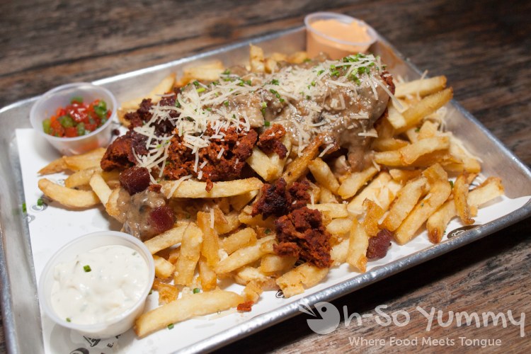 dirty fries at Soda and Swine in San Diego dirty fries at Soda and Swine in San Diego