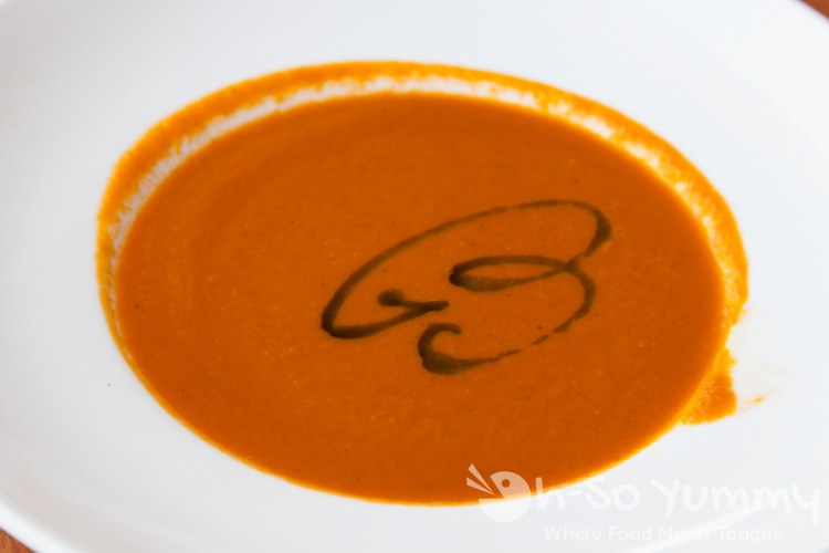 Tomato Soup at Solare Ristorante Tomato Soup at Solare Ristorante