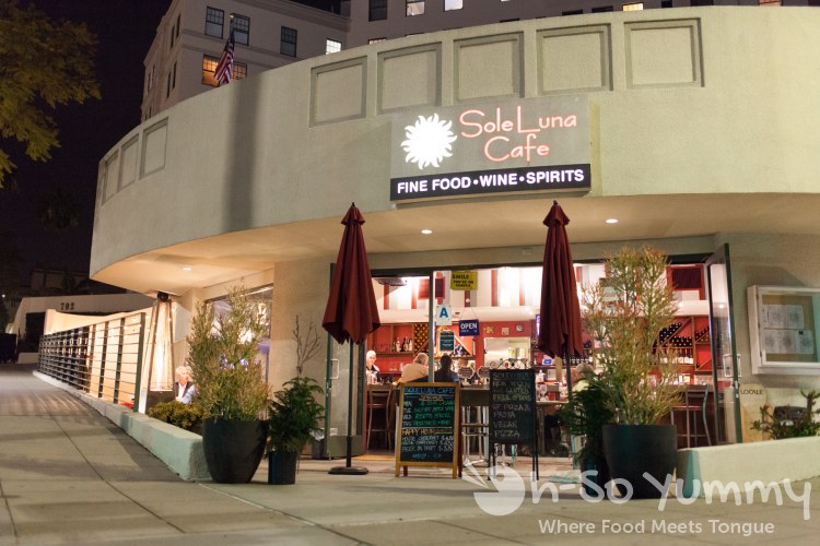 SoleLuna Cafe in downtown San Diego SoleLuna Cafe in downtown San Diego