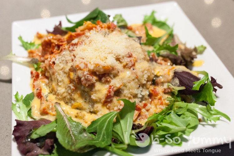 Stuffed Portobello Mushroom at SoleLuna Cafe in San Diego Stuffed Portobello Mushroom at SoleLuna Cafe in San Diego