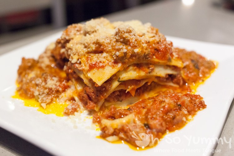 Lasagna Classica at SoleLuna Cafe in San Diego Lasagna Classica at SoleLuna Cafe in San Diego
