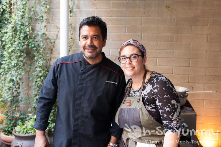 Chef Javier Plascencia and Claudette Wilkins Zepeda Chef Javier Plascencia and Claudette Wilkins Zepeda
