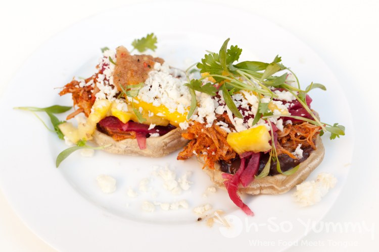 yucatan-style cochinita pibil sopes yucatan-style cochinita pibil sopes