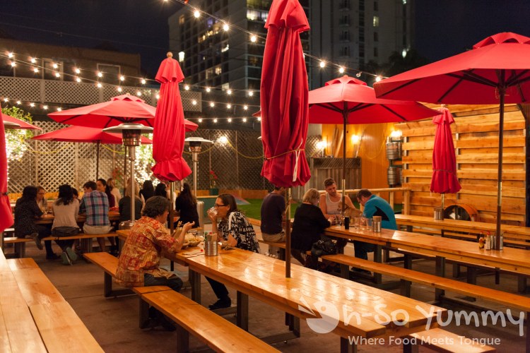 outdoor seating at Spitz Mediterranean Street Food outdoor seating at Spitz Mediterranean Street Food