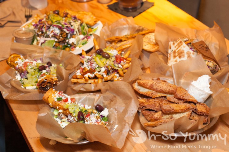 a feast at Spitz Mediterranean Street Food a feast at Spitz Mediterranean Street Food