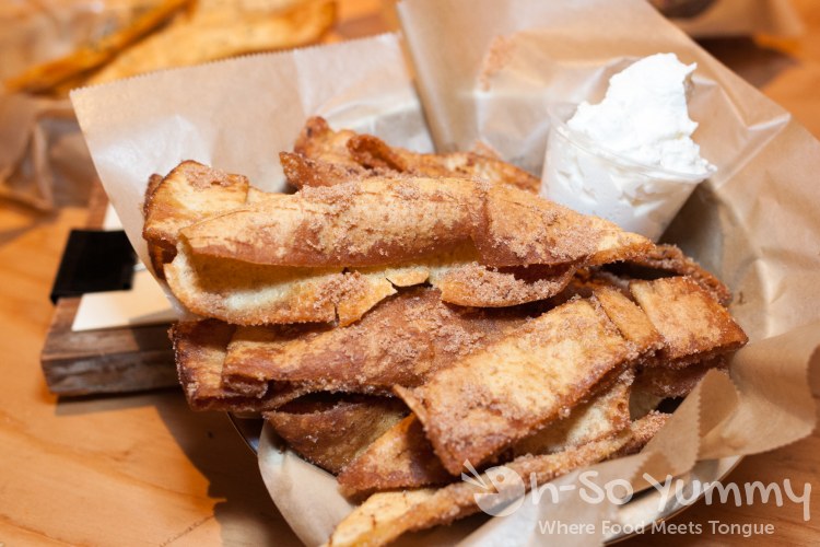 Cinnamon-Sugar Pita Strips at Spitz Cinnamon-Sugar Pita Strips at Spitz