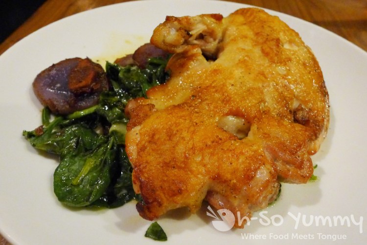 Pan Roasted Jidori Chicken at Starlite in San Diego Pan Roasted Jidori Chicken at Starlite in San Diego