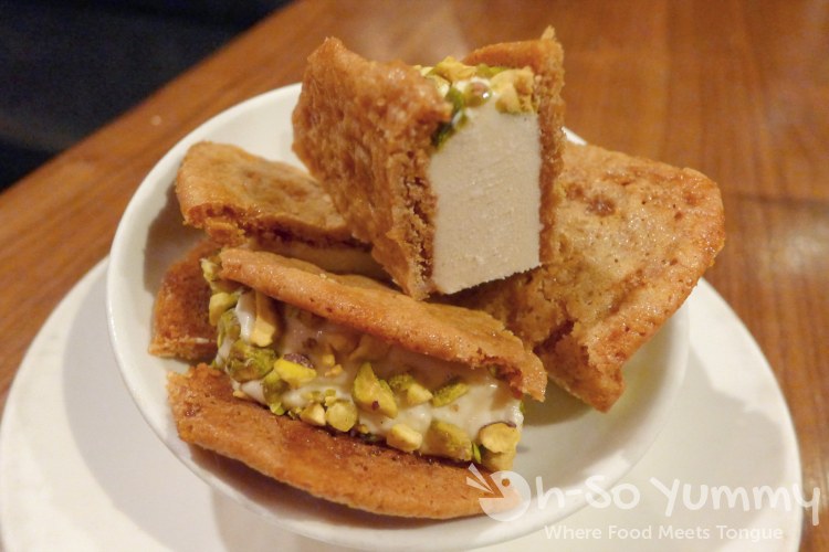 Ice Cream Sandwich at Starlite in San Diego Ice Cream Sandwich at Starlite in San Diego