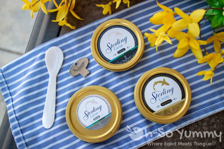 Sterling Caviar Classic, Royal and Supreme sampler pack Sterling Caviar Classic, Royal and Supreme sampler pack