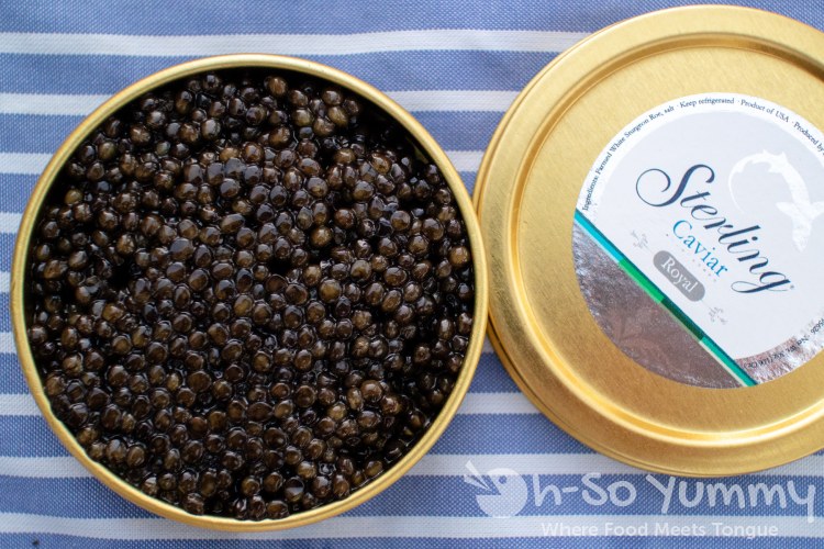 Sterling Caviar Royal tin for tasting Sterling Caviar Royal tin for tasting