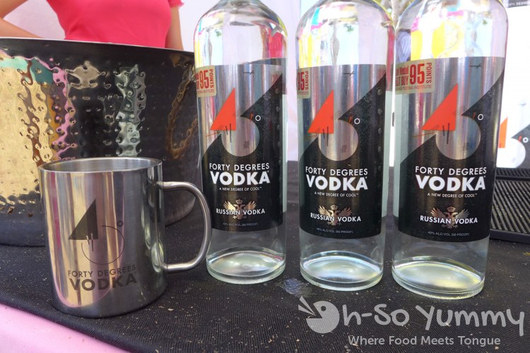forty degrees vodka at Harborfest Tacos and Spirits forty degrees vodka at Harborfest Tacos and Spirits