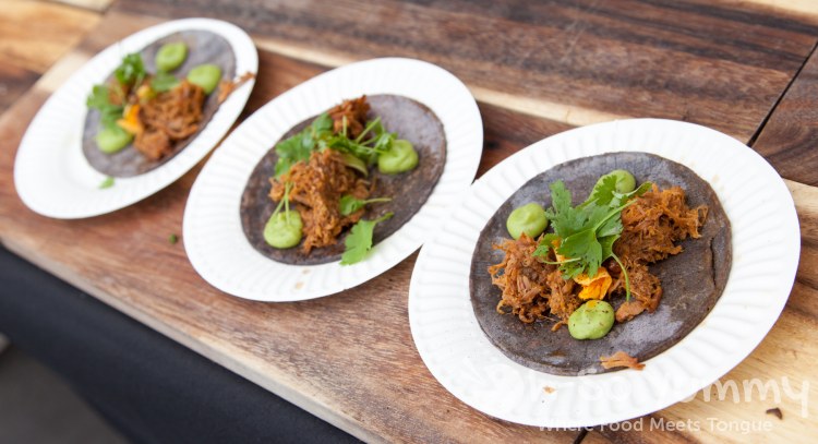 Bar Bodgea lamb barbacoa taco at Tacotopia at the Track Bar Bodgea lamb barbacoa taco at Tacotopia at the Track