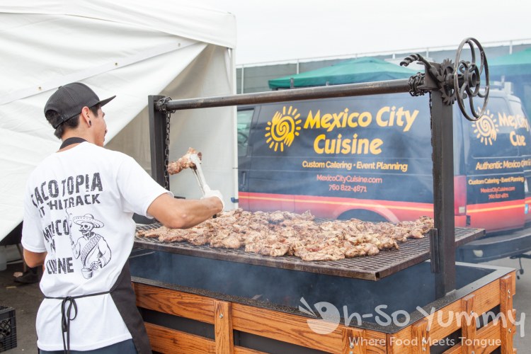 Mexico City Cuisine chicken tacos at Tacotopia at the Track Mexico City Cuisine chicken tacos at Tacotopia at the Track
