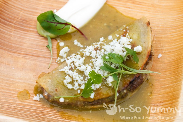 Green Tounge Taco from Romesco Mexiterranean Bistro Green Tounge Taco from Romesco Mexiterranean Bistro