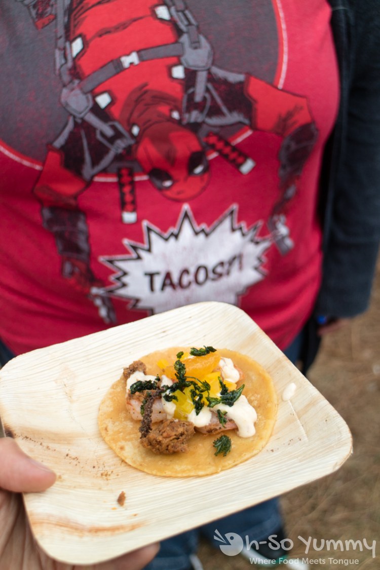 Deadpool has mad taco cravings during Tacotopia in Golden Hill Park San Diego Deadpool has mad taco cravings during Tacotopia in Golden Hill Park San Diego