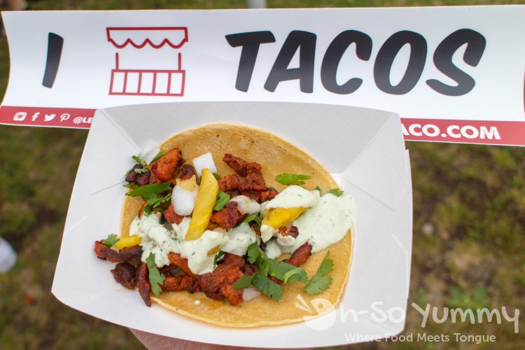 Al Pastor from The Taco Stand during Tacotopia in Golden Hill Park San Diego Al Pastor from The Taco Stand during Tacotopia in Golden Hill Park San Diego