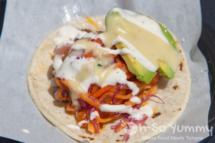 Blue Water Seafood Market and Grill shrimp taco at Tacotopia Blue Water Seafood Market and Grill shrimp taco at Tacotopia