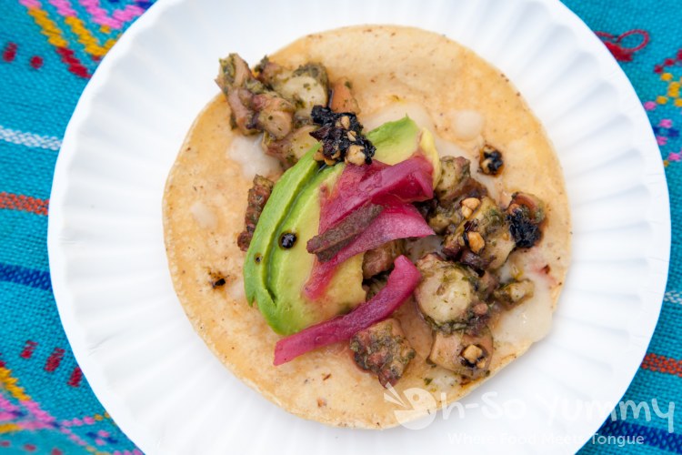 Kokopelli octopus taco at Tacotopia Kokopelli octopus taco at Tacotopia