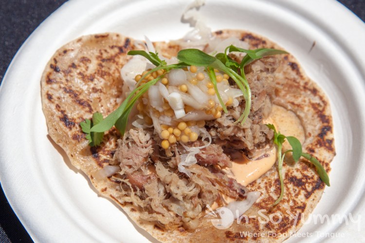 Saltbox pastrami taco at Tacotopia Saltbox pastrami taco at Tacotopia