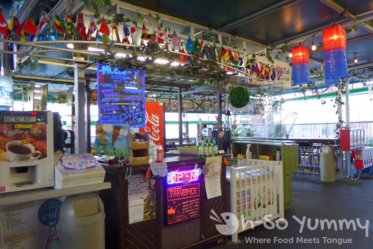 patio area at Taegukgi Korean BBQ patio area at Taegukgi Korean BBQ