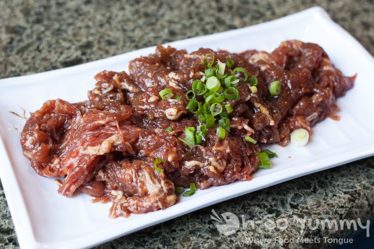 beef bulgogi at Taegukgi Korean BBQ beef bulgogi at Taegukgi Korean BBQ