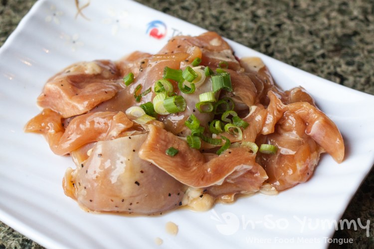 chicken bbq at Taegukgi Korean BBQ chicken bbq at Taegukgi Korean BBQ