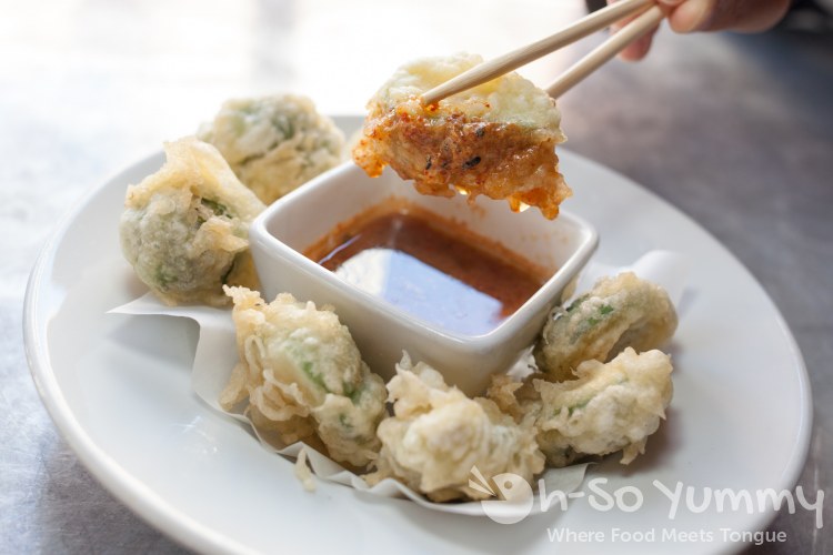 Brussels Sprouts Tempura at Tajima (East Village) in San Diego  Brussels Sprouts Tempura at Tajima (East Village) in San Diego