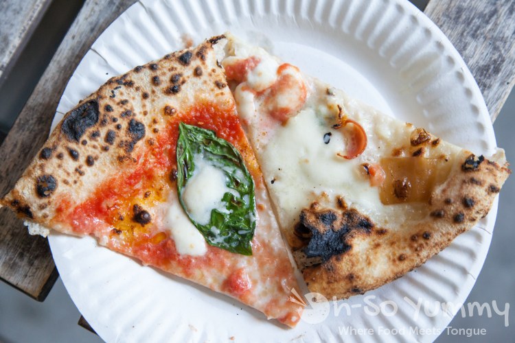 Caffe Calabria pizza at Taste of North Park Caffe Calabria pizza at Taste of North Park