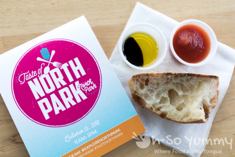 Tribute Pizza at TaTribute Pizza focaccia at Taste of North Parkste of North Park Tribute Pizza focaccia at Taste of North Park