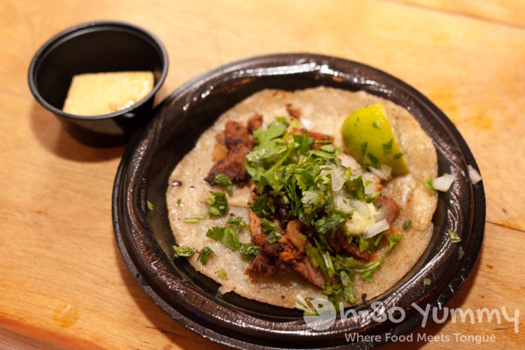 carnitas street tacos from Old Town Mexican Cafe at Taste of Old Town 2015 carnitas street tacos from Old Town Mexican Cafe at Taste of Old Town 2015