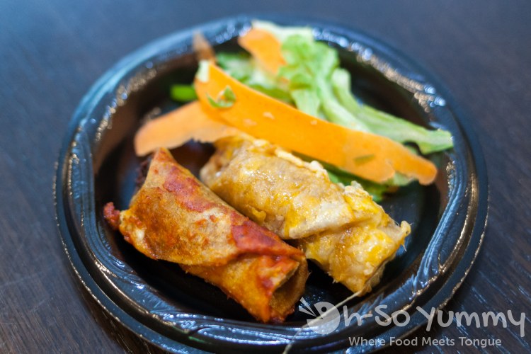 chicken and beef rolled tacos from Alamo Mexican Cafe at Taste of Old Town 2015 chicken and beef rolled tacos from Alamo Mexican Cafe at Taste of Old Town 2015