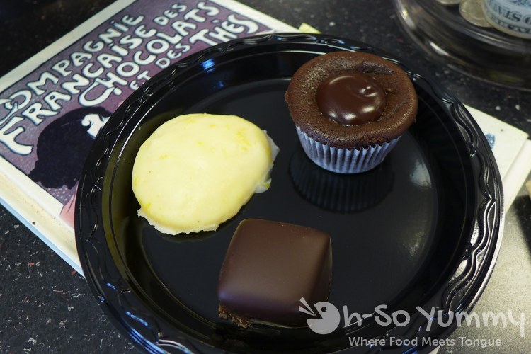 The Elegant Truffle sample at Taste of Point Loma The Elegant Truffle sample at Taste of Point Loma